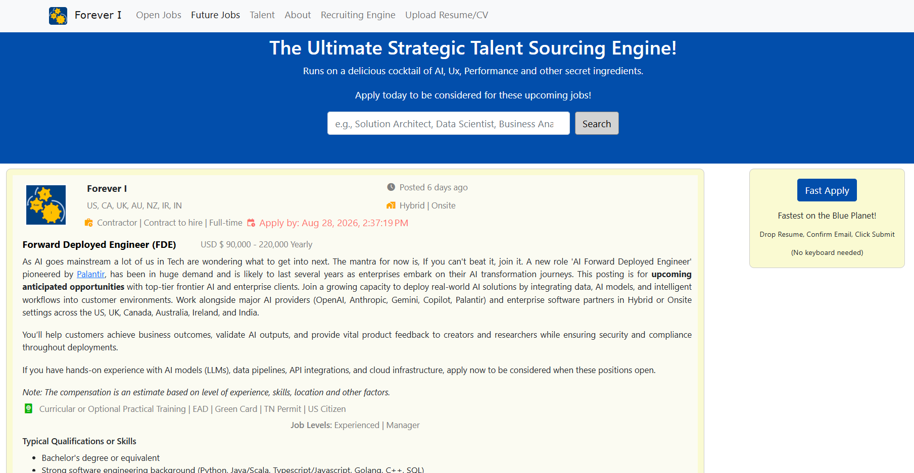 Targeted Sourcing Campaigns